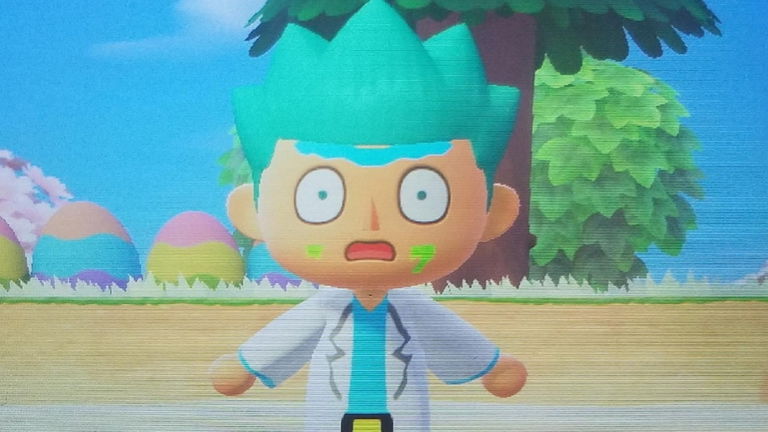 Recrean el garaje de Rick & Morty en Animal Crossing
