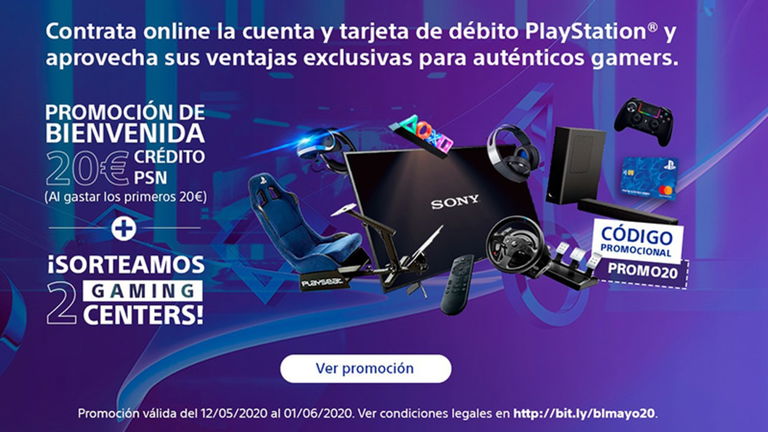 La tarjeta de débito PlayStation lanza su promoción más brutal: hazte con un Gaming Center y sé la envidia de todo el mundo