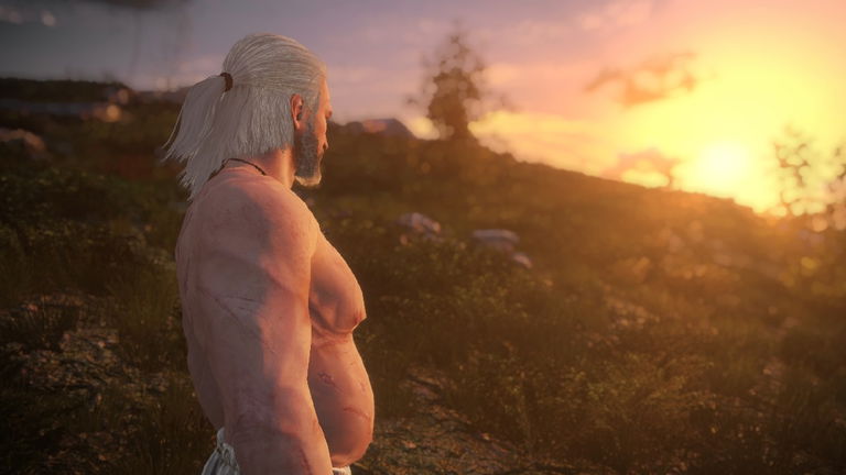 Un mod de The Witcher hace engordar a Geralt de Rivia
