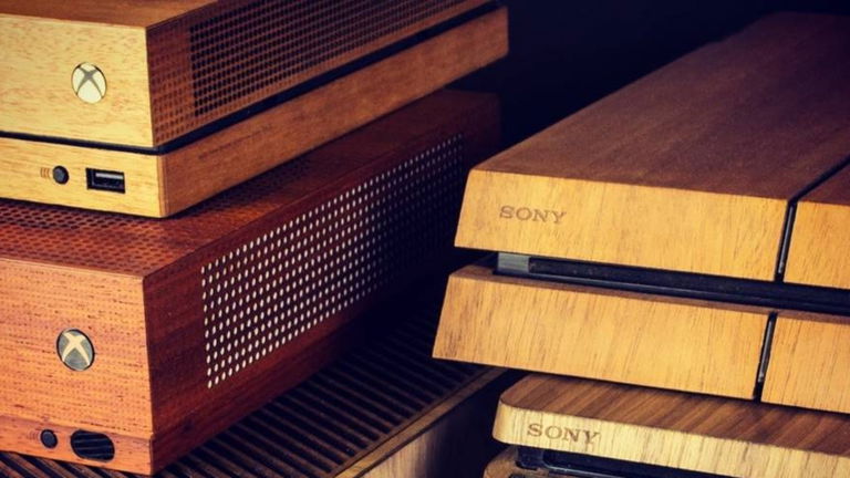 Así de bien se ven las principales consolas de Microsoft y Sony con un acabado en madera