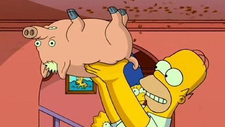 Los Simpson hicieron un extraño cameo en un cómic de Spider-Man