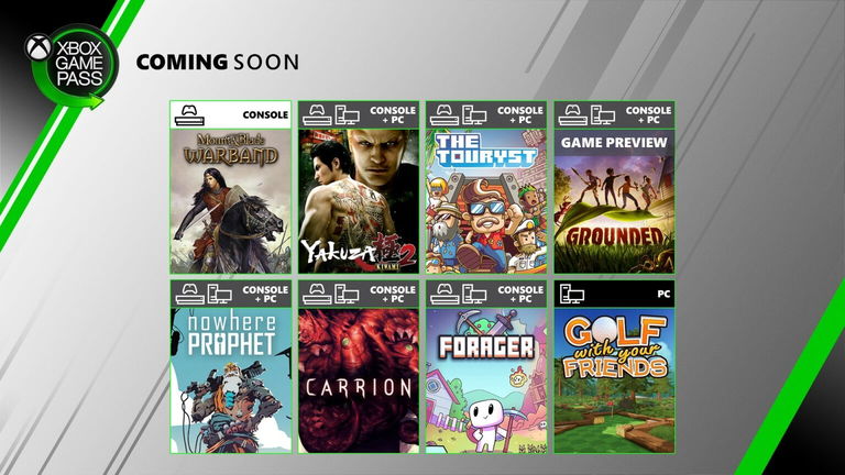Xbox Game Pass sumará Yakuza Kiwami 2, Grounded, Carrion y más juegos este mes