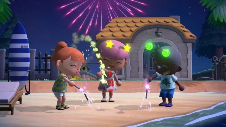 Animal Crossing: New Horizons recibe con fuegos artificiales su segunda actualización veraniega