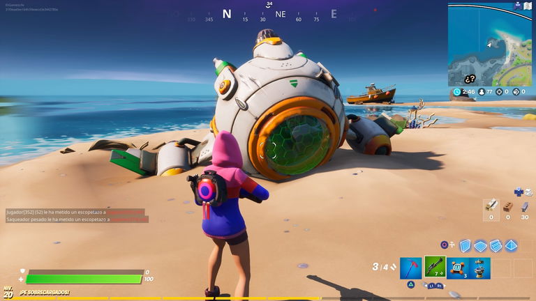 Dónde encontrar las piezas y cómo lanzar la nave espacial en Fortnite