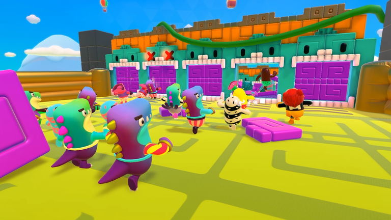 Así son todos los minijuegos de Fall Guys
