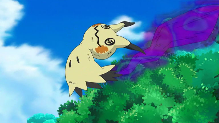 Tras los iniciales de tipo fuego y agua, los Pokémon tipo planta también se transforman en Mimikyu