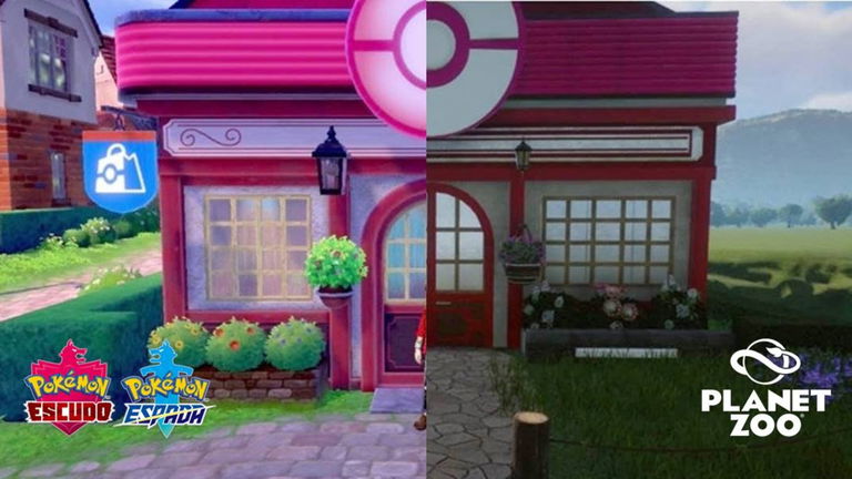 Crea una réplica mejorada de un Centro Pokémon en Planet Zoo