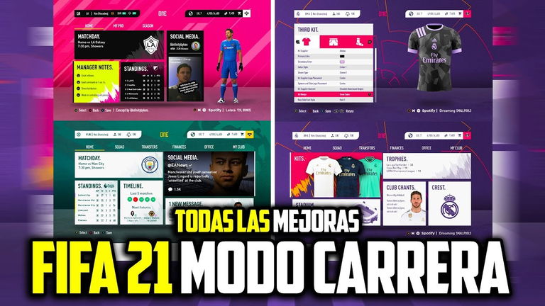 Modo Carrera de FIFA 21: estas son las novedades