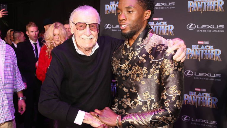 Marvel: un artista crea una ilustración en honor a Stan Lee y Chadwick Boseman