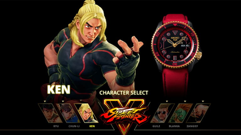 Street Fighter ya tiene su propia colección de relojes de pulsera