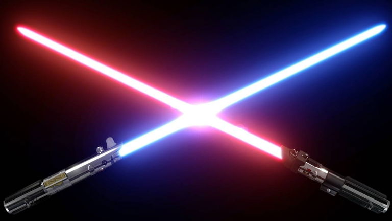 Hace el sable de luz de Star Wars en la vida real ¡y funciona!