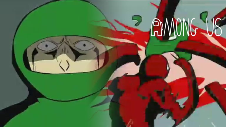 Así se vería Among Us si fuera un anime