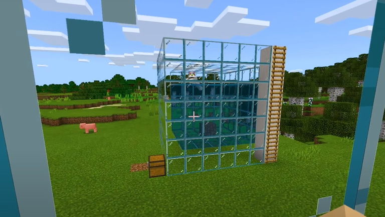 ¿Se puede sobrevivir dentro de un cubo de Minecraft? El reto viral de un youtuber