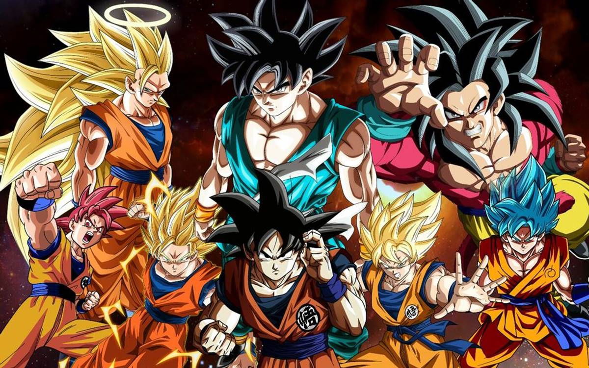 Dragon Ball: este fondo de pantalla de las transformaciones de Goku es todo  lo que un fan necesita