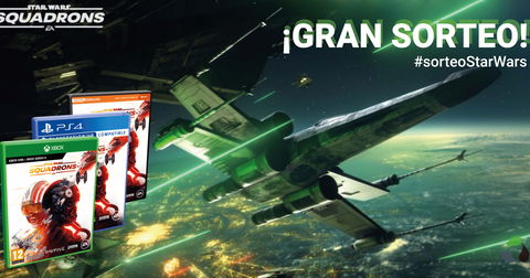 Recuerda que sorteamos 3 copias de Star Wars: Squadrons para la plataforma que quieras