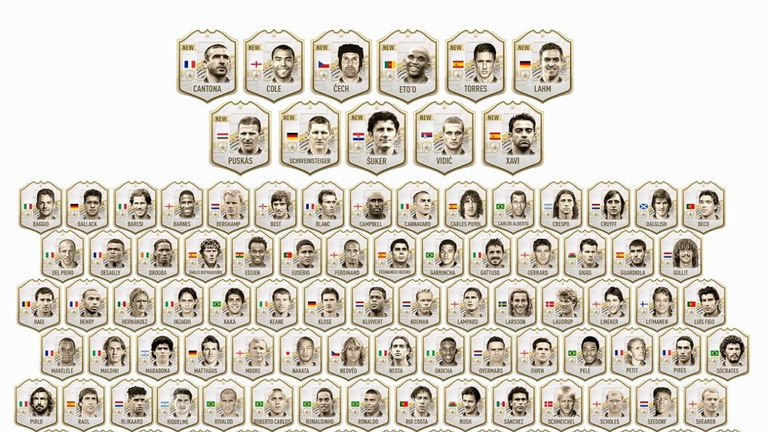 Todos los iconos de FIFA 21