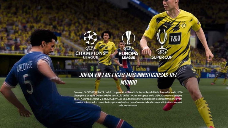 Todas las ligas y equipos para este FIFA 21