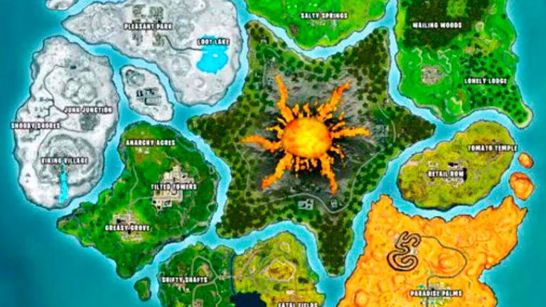 Todo lo que necesitas saber sobre el mapa de Fortnite