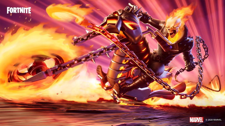 Ghost Rider aterriza en Fortnite con una impresionante skin