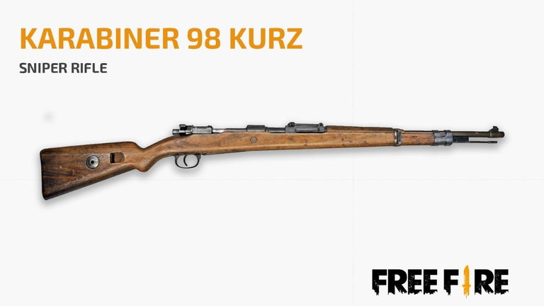 Free Fire: en qué consiste el arma Kar98k