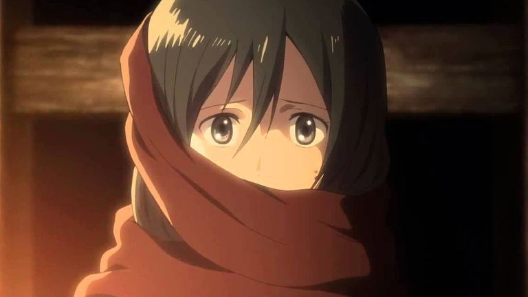 Dibuja a Mikasa de Ataque a los Titanes con un estilo más propio de películas de animación