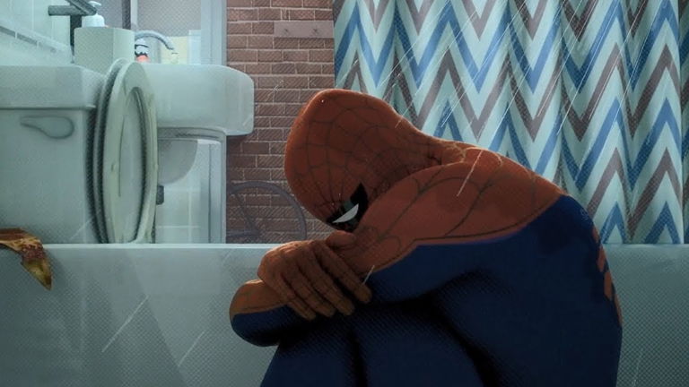 Un fan está seguro de que así se vería Spider-Man si llorara con la máscara puesta