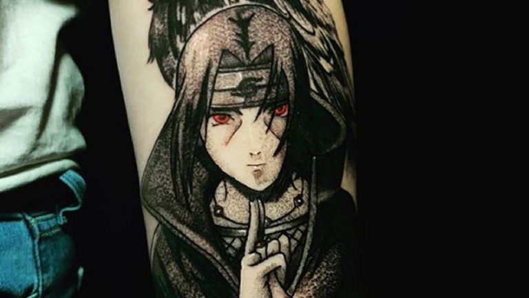 Este tatuador está especializado en anime y sus creaciones son espectaculares