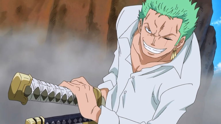 Así sería la versión anciana de Zoro de One Piece a todo color