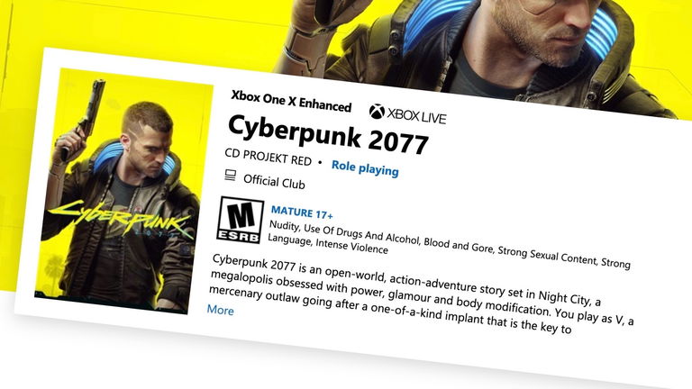 Xbox ofrece reembolsos por la compra de Cyberpunk 2077 en Microsoft Store