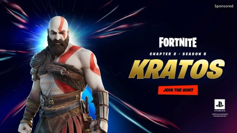 Fortnite sumará a Kratos de God of War en la temporada 5