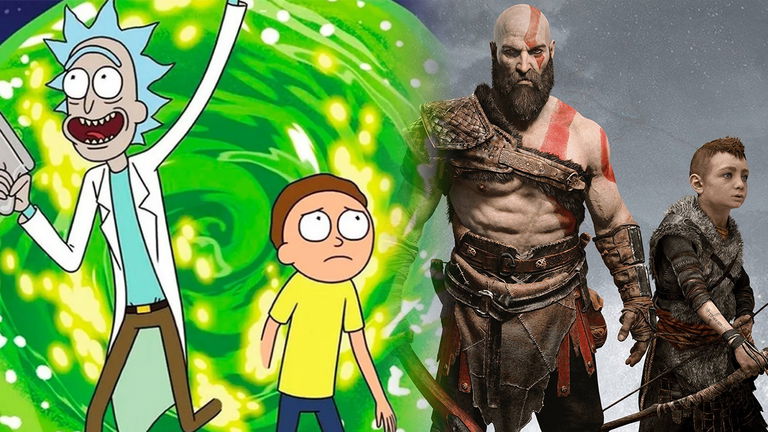 Mezcla Rick & Morty con God of War y el resultado es asombroso