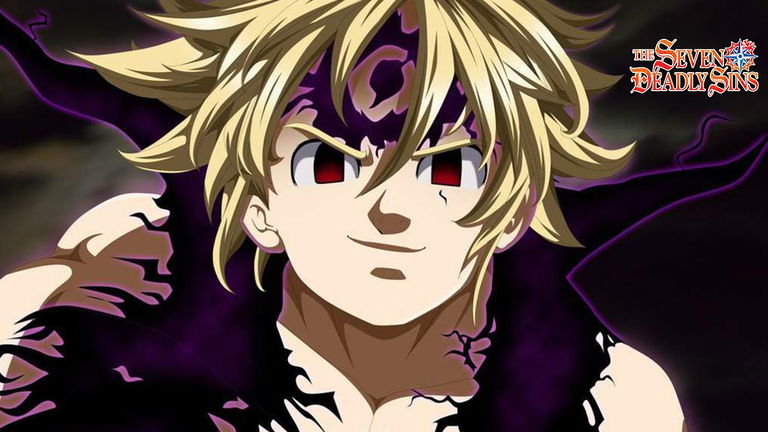 The Seven Deadly Sins: esta ilustración de Meliodas como el Rey Demonio es soberbia