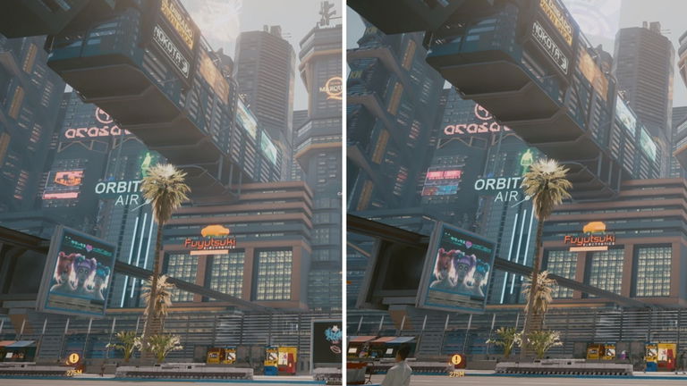 Comparativa gráfica de Cyberpunk 2077 en todas sus versiones