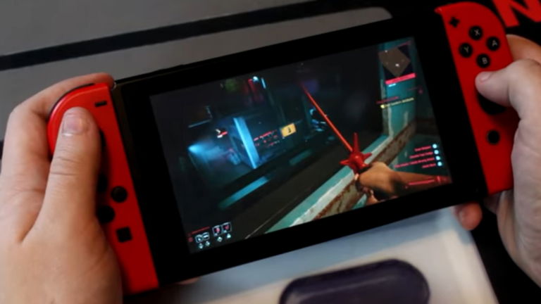 Ejecutan Cyberpunk 2077 en Nintendo Switch con un pequeño truco