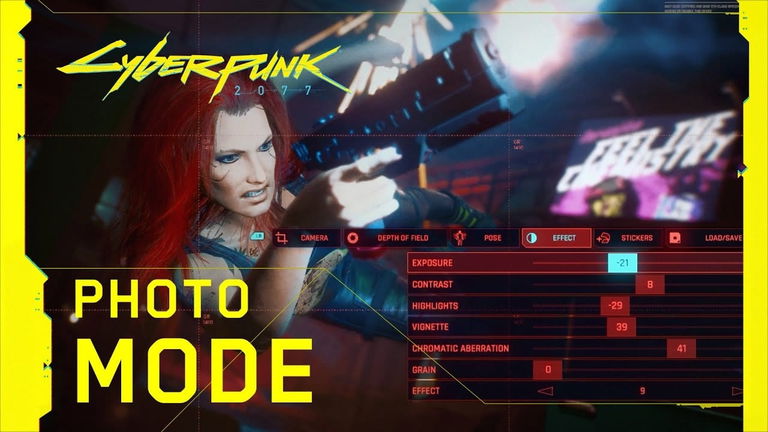 El nuevo tráiler de Cyberpunk 2077 presenta el modo foto