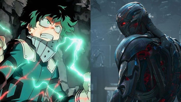 Marvel x My Hero Academia: Ultron se enfrenta a Izuku Midorya en una ilustración