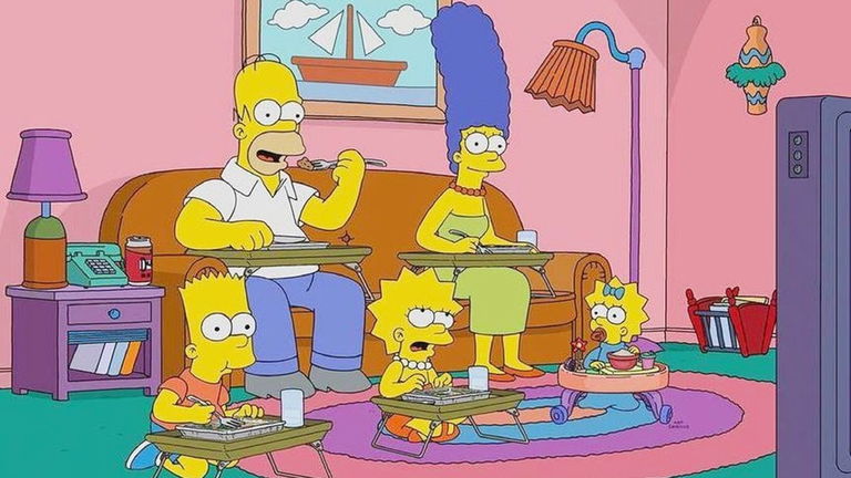 ¿Cómo se vería la sala de estar de Los Simpson en la vida real?
