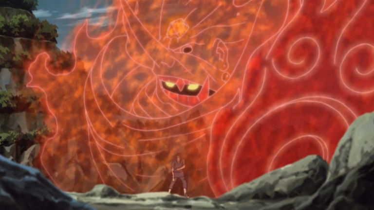 Hace un genial dibujo de los 8 ninjas que usan Susanoo en Naruto