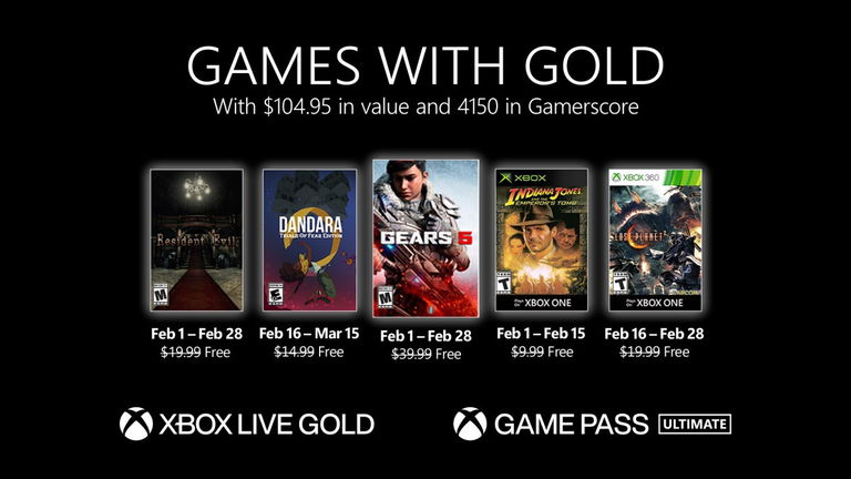 Anunciados los Games with Gold para Xbox en febrero de 2021