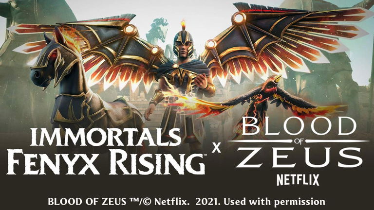 Ubisoft anuncia un crossover épico entre Inmmortals Fenyx Rising y la serie Blood of Zeus