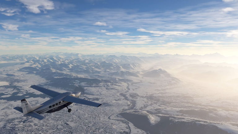 Microsoft Flight Simulator añade la nieve en tiempo real