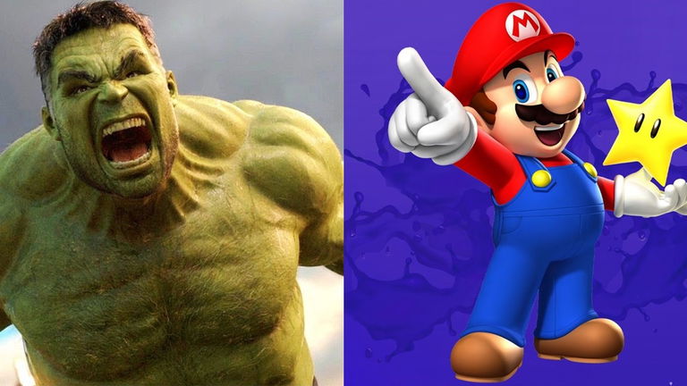 Hulk se convierte en Mario Bros gracias a una ilustración