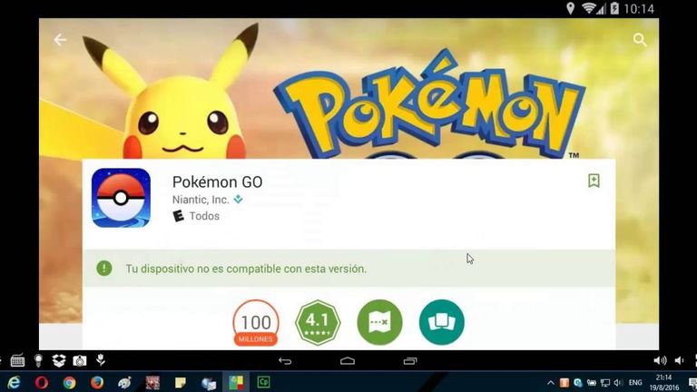 Cómo descargar Pokémon GO en Windows