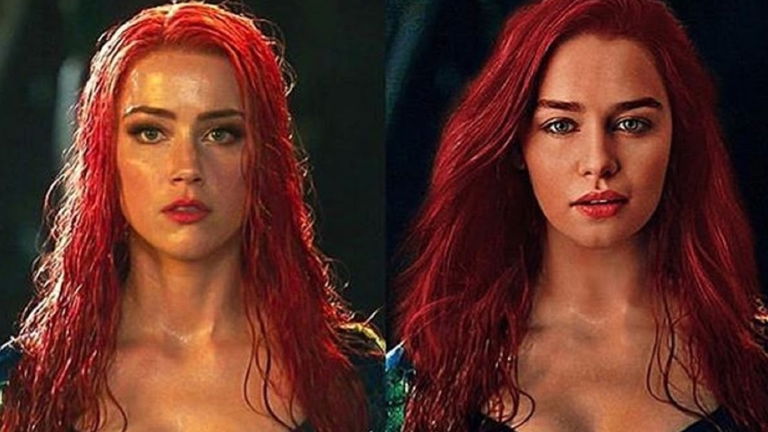 De Juego de Tronos a Aquaman: Emilia Clarke sustituiría a Amber Heard como Mera