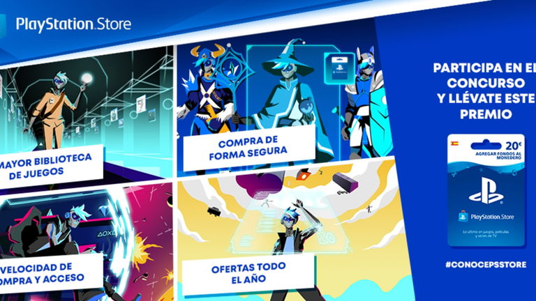 ¿Te gusta PS Store? Pues con nuestro nuevo sorteo te puedes llevar 2 códigos de 20 € en PSN