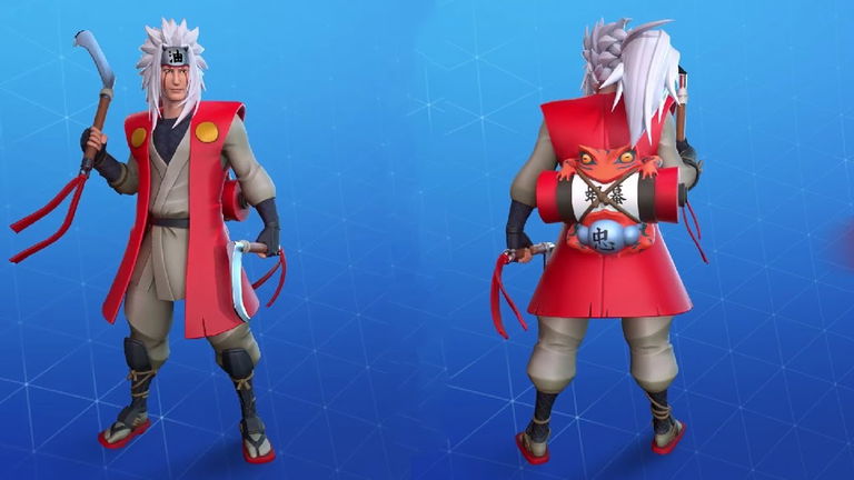 Un fan de Naruto imagina cómo sería Jiraiya en una skin de Fortnite