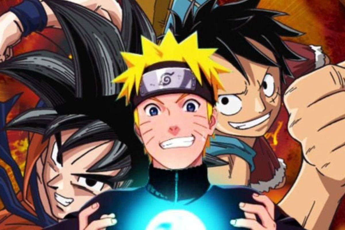 Naruto, One Piece y Dragon Ball juntos en un fan art digno de tatuaje