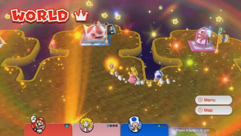 Cómo desbloquear el mundo Estrella, Champiñón, Flor y Corona de Super Mario 3D World