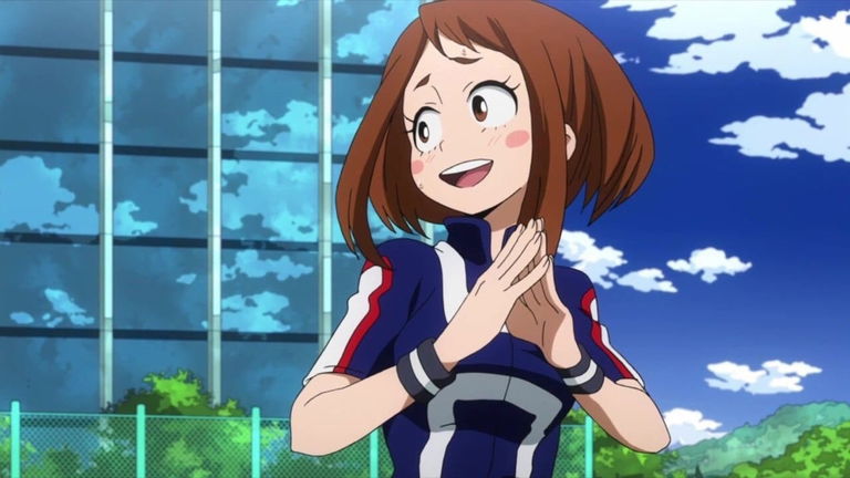 Dibuja a Uraraka de My Hero Academia con su propio estilo y le sienta de maravilla