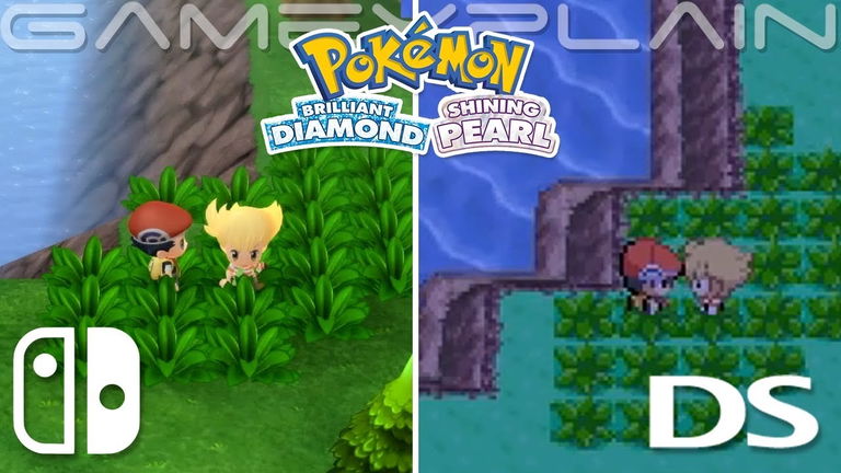 Comparan los gráficos de Pokémon Diamante y Perla en Nintendo Switch y DS